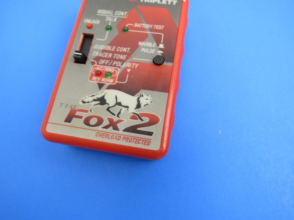 TRIPLETT FOX 2 Line Cable Wire Tracing Device