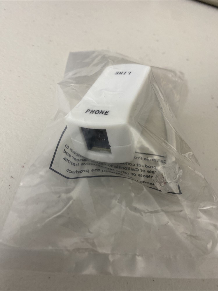 In-Line DSL Noise Filter Telephone Fax Cavalier Reduce Erratic Interruption 1pc