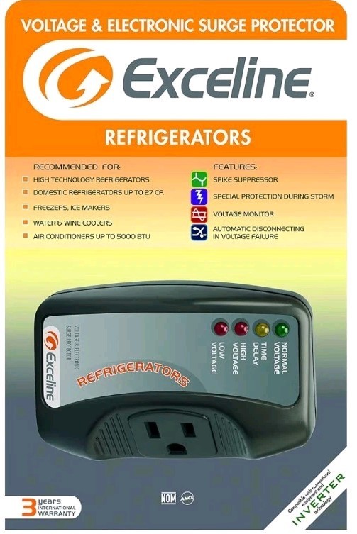 Electronic Surge Protector for Refrigerators up to 27 Cuft and Freezers