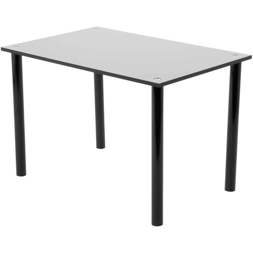 Plymor Black Acrylic Rectangular 4-Leg Display Riser, 8" H x 12" W x 8" D