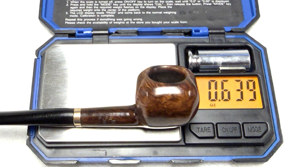 L.B.S. Pipe "VIEILLE BRUYERE" Smooth Small Lightweight 4 Panel Apple