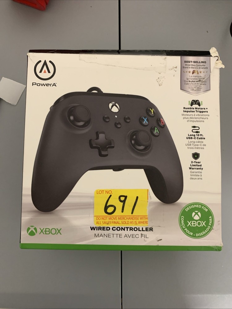PowerA Wired Controller Manette Cable for Xbox Series X|S & Xbox One Open Box