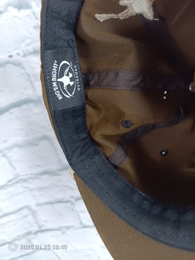 RIG'EM RIGHT WATERFOWL WAXED COTTON ROPE AND PATCH HAT #11