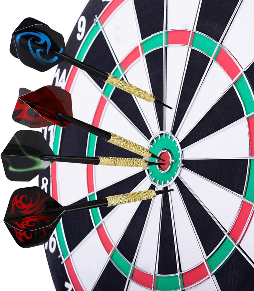 Enjoyable 12 Pcs Soft Tip Darts for Electronic Dartboards + 36 Replacement Tips