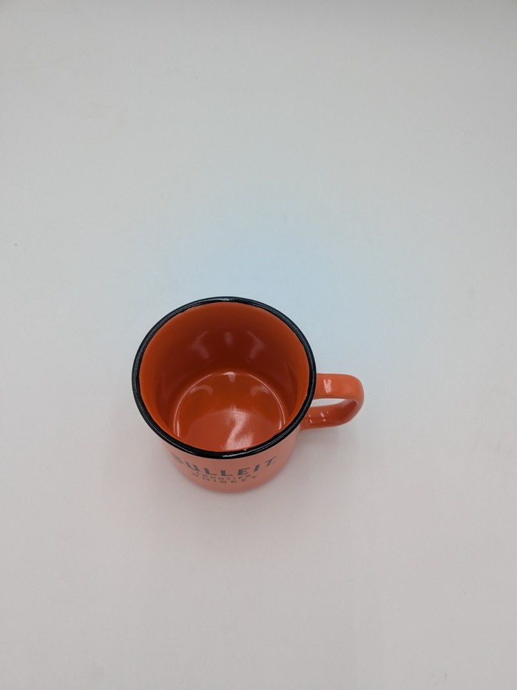Bulleit Bourbon Frontier Whiskey Orange Ceramic Coffee Mug 10.5 oz*