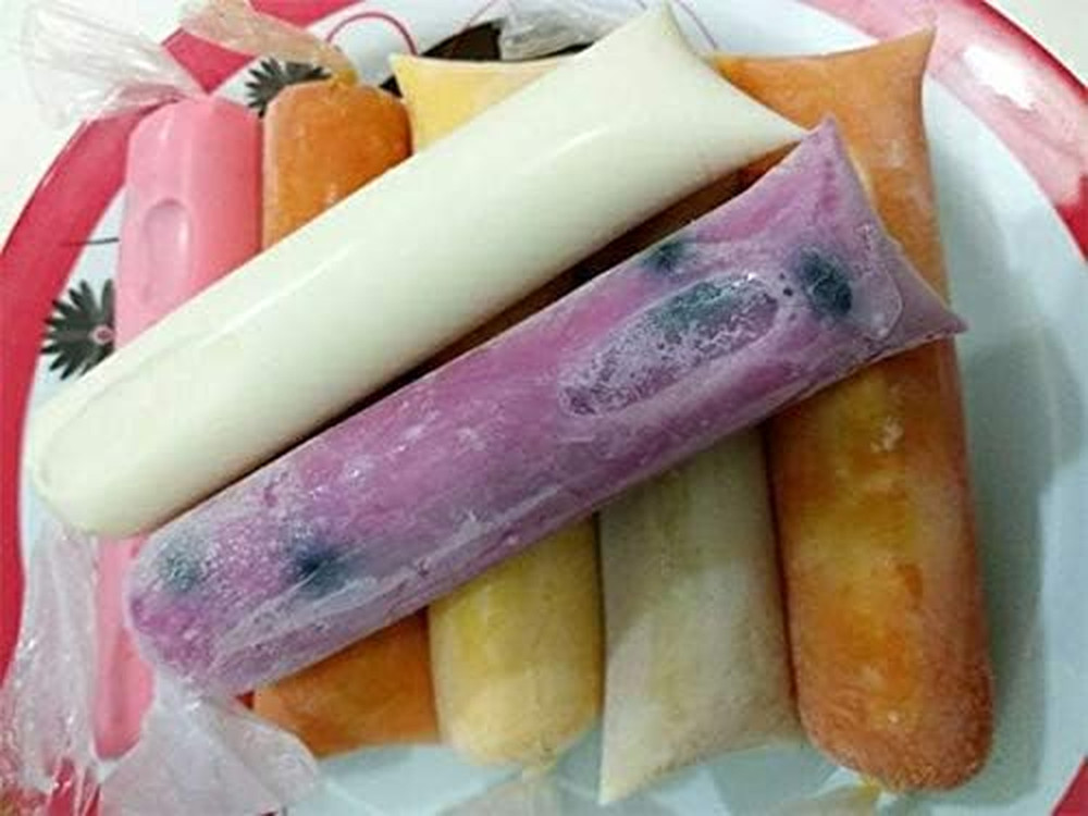 3" x12" 200pcs Ice Pop Bags, Clear, Plastic, Polyethylene, Rectangular, BPA Free