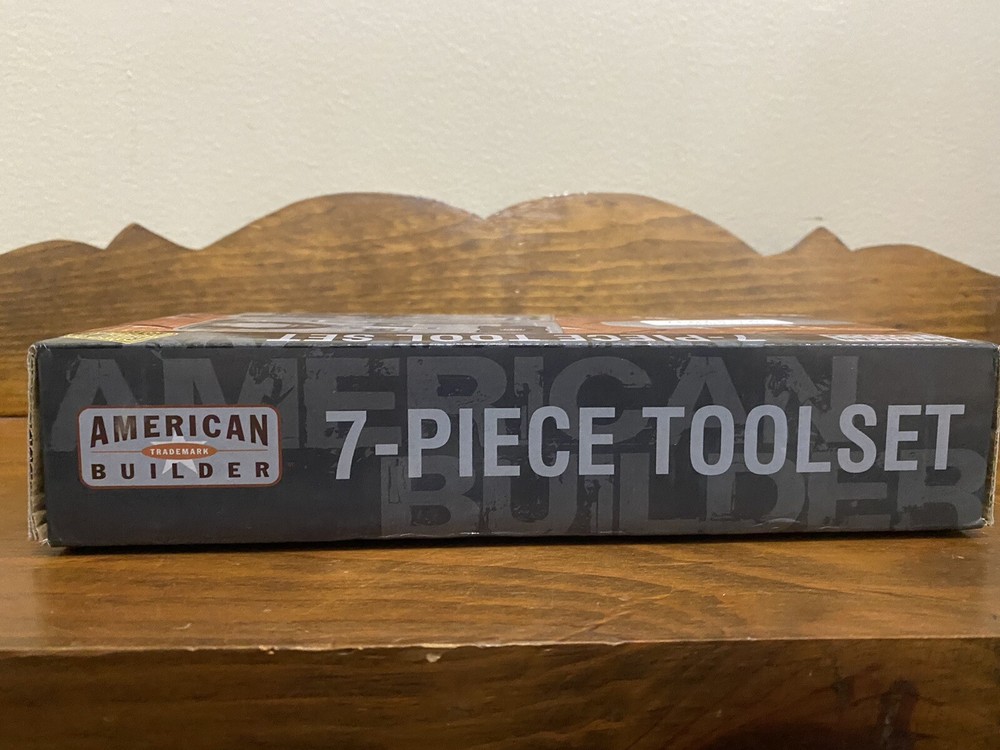 American Builder 7 Piece Tool Set For Home Office Camping