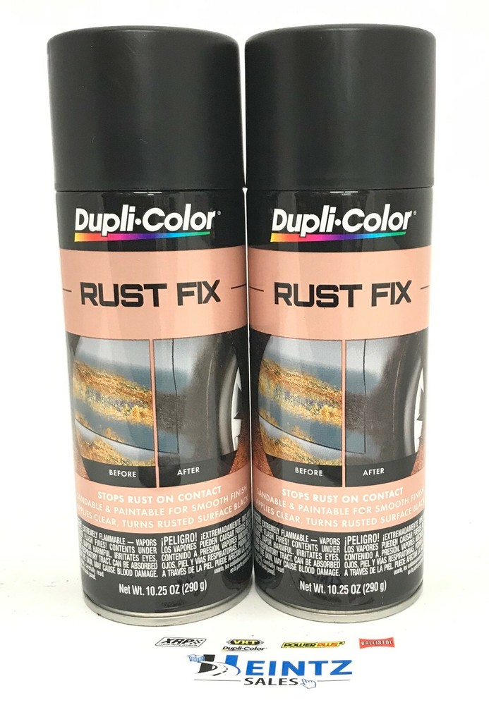 Duplicolor RF129-2 PACK Black Rust Fix - Sandable & Paintable - 10.25oz
