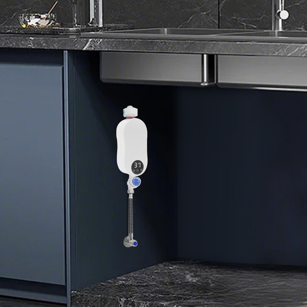 Under Sink Electric Water Heater 3500W 110V Compact Instant Hot Water System