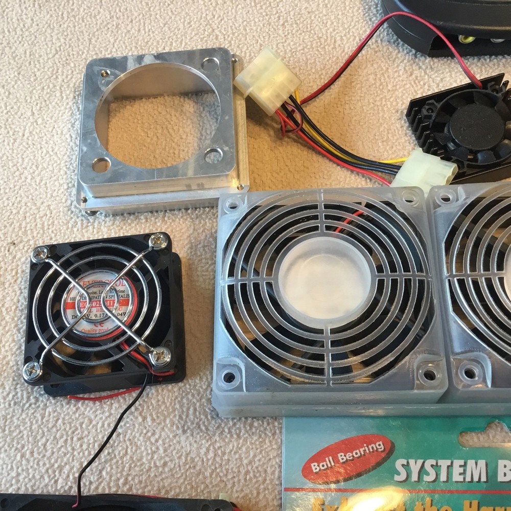 VTG PC Computer Items Fans - Card Reader - Blowers- Plus.