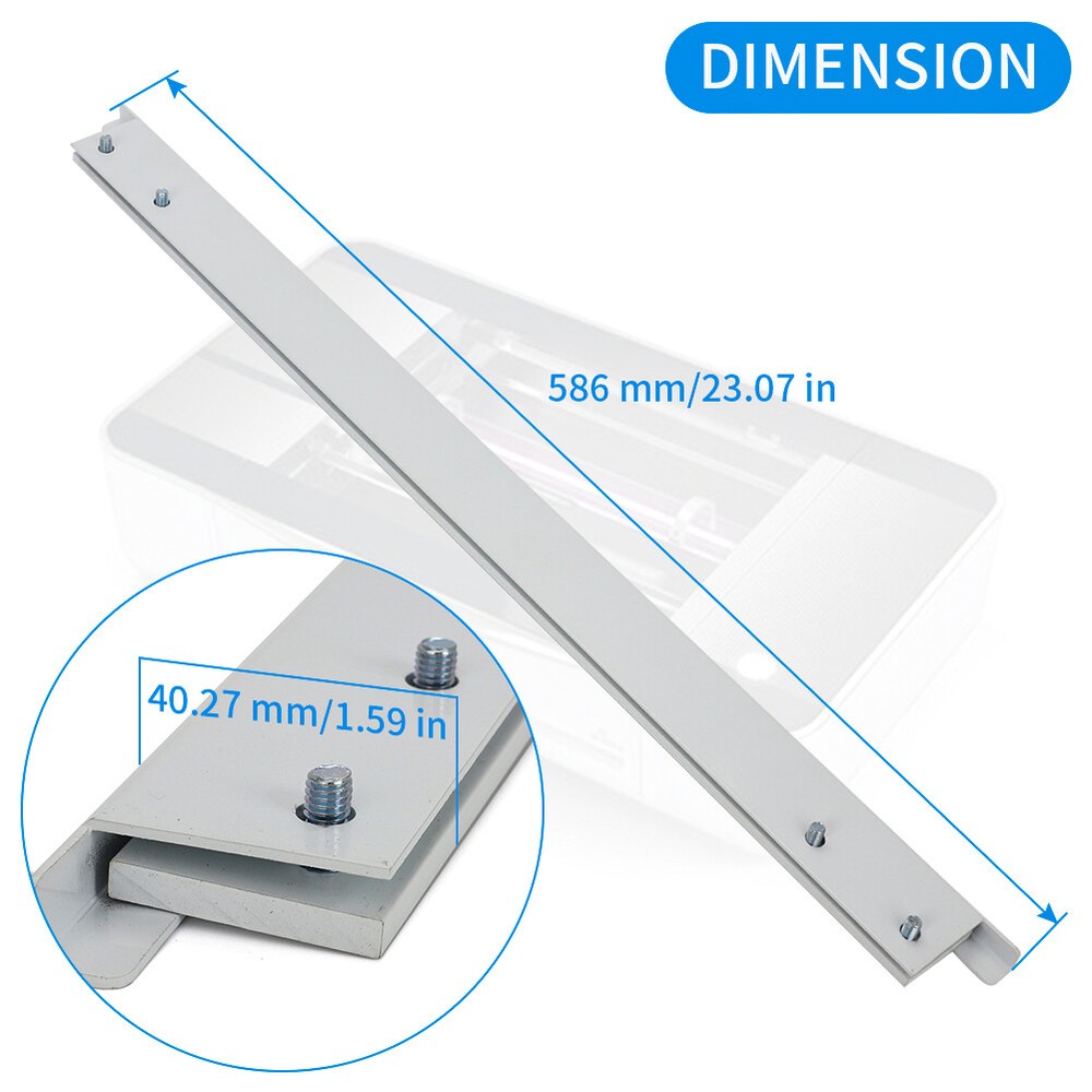 For GLOWFORGE Lid Hinge Repair Bracket For Standard, Basic, Pro models Aluminum