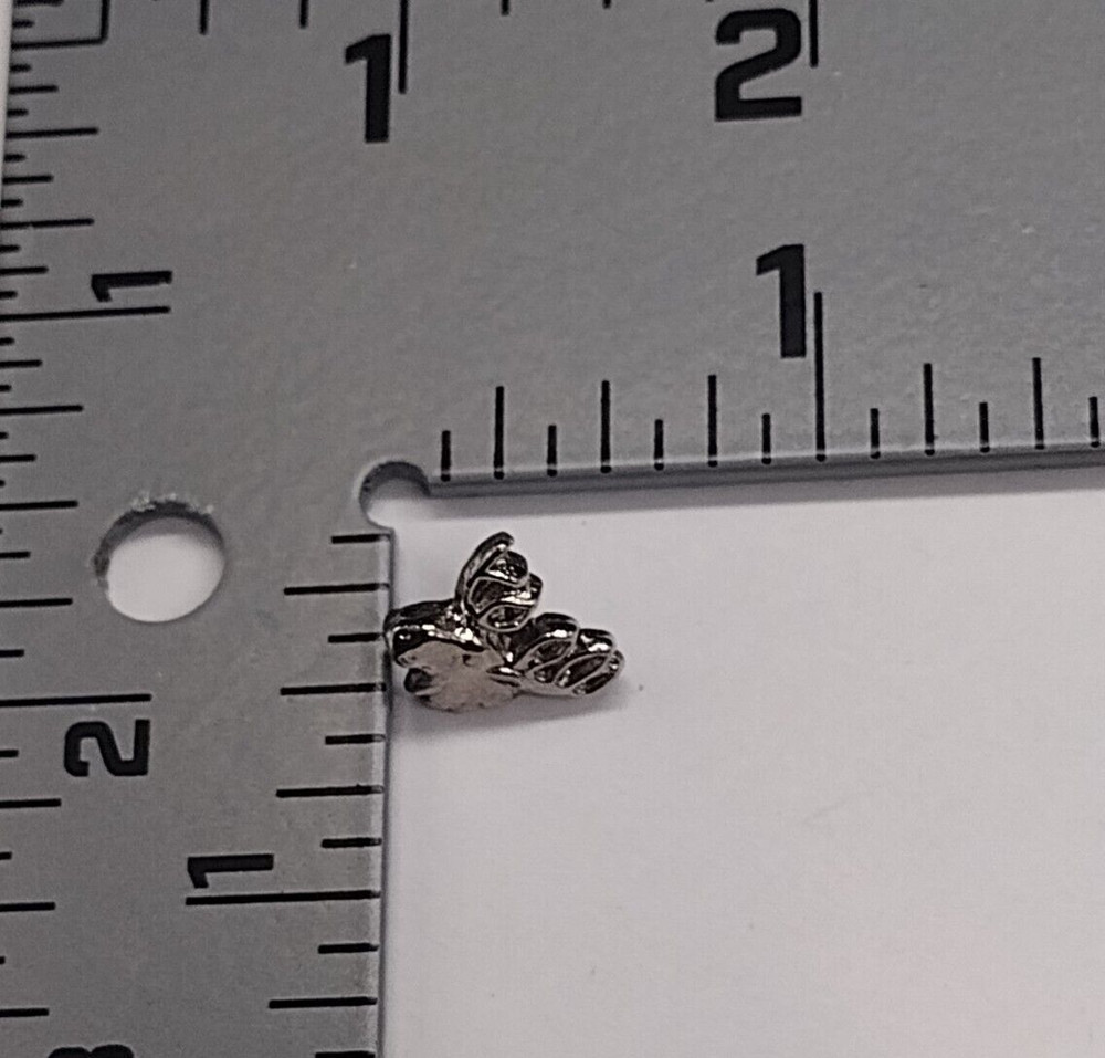 Moose Head Silvertone Small Tack Pin