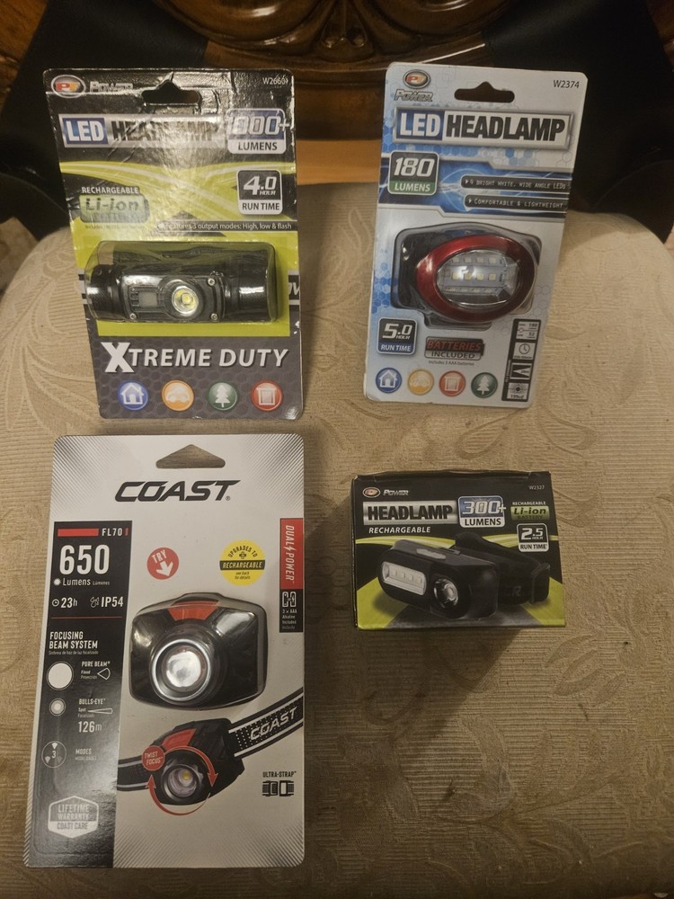 Headlamp Led Lot Of 4