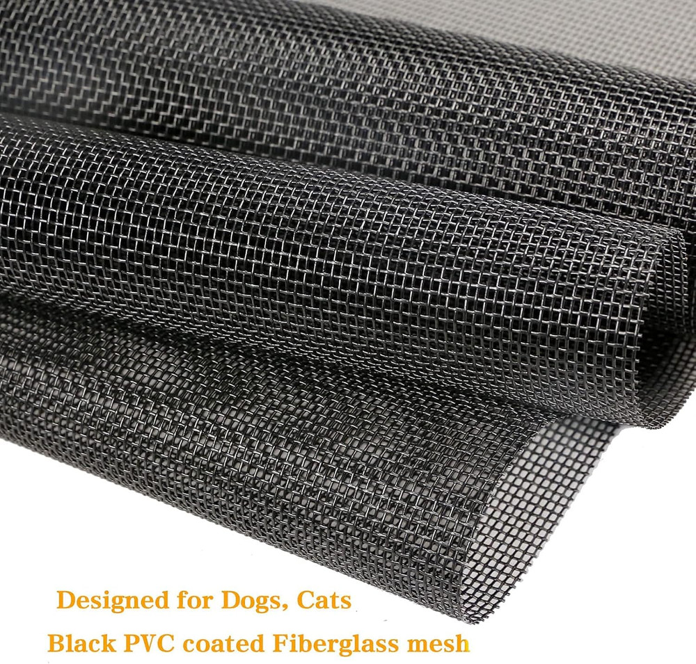 Tooltriz Pet Proof Window Screen Replacement, 48“ X 100" Upgraded Thicken Charco