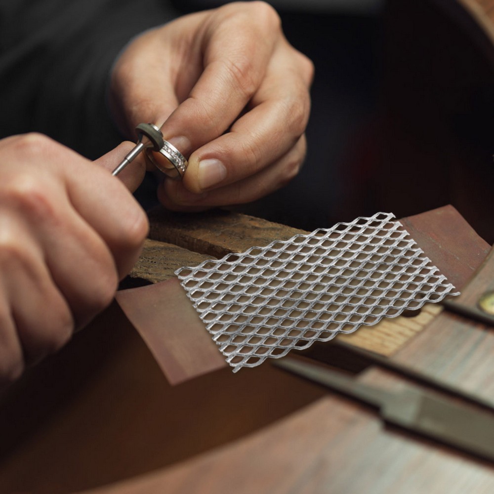Electroplated Titanium Mesh Electrode Jewelry Plating Tool Electrolysis