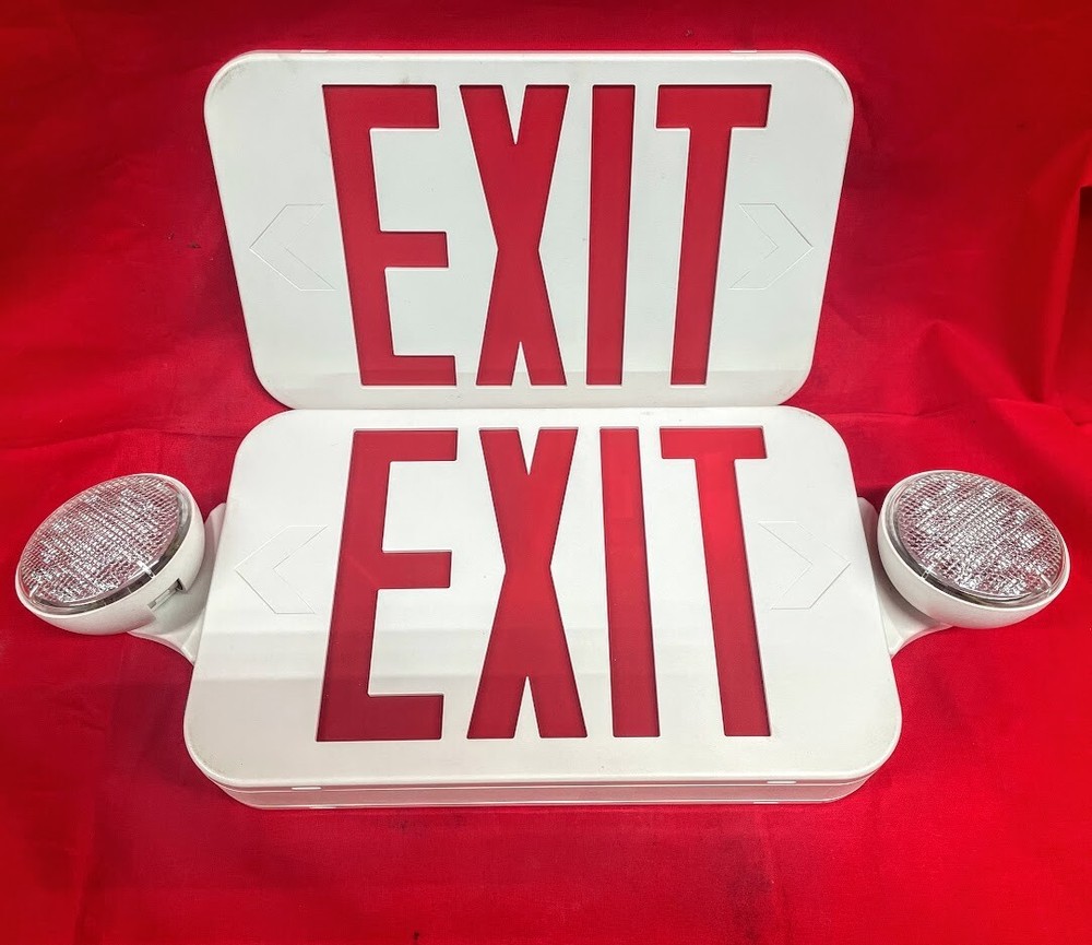 COMPASS COMBINATION LED EXIT/EMERGENCY LIGHT 32WU20