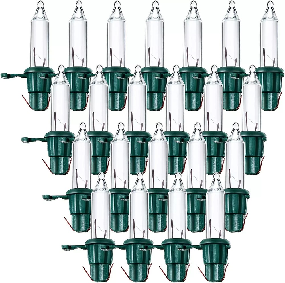 Mudder 60 Count Replacement Christmas Tree Light Bulbs 2.5V 0.425 Watt Replaceme