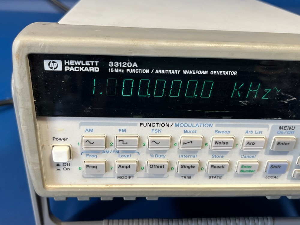 HP 33120A 15 MHz Function Arbitrary Waveform Generator *UNTESTED*