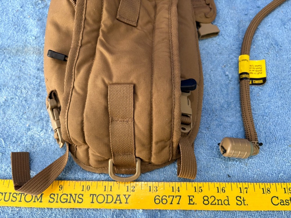 Source Vagabond WXP USMC Tactical Hydration System Pack Backpack 3L 100oz Coyote
