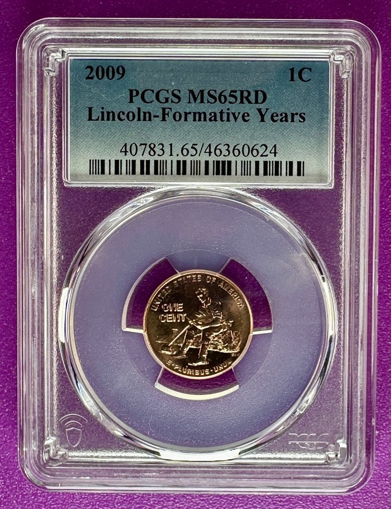 2009 1c Lincoln Formative Years Cent  PCGS MS65RD (624)