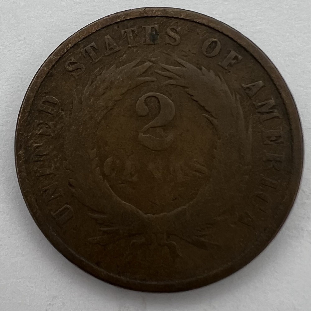 1870 2 Cent Piece - Good Condition - Two Cent Better Date!
