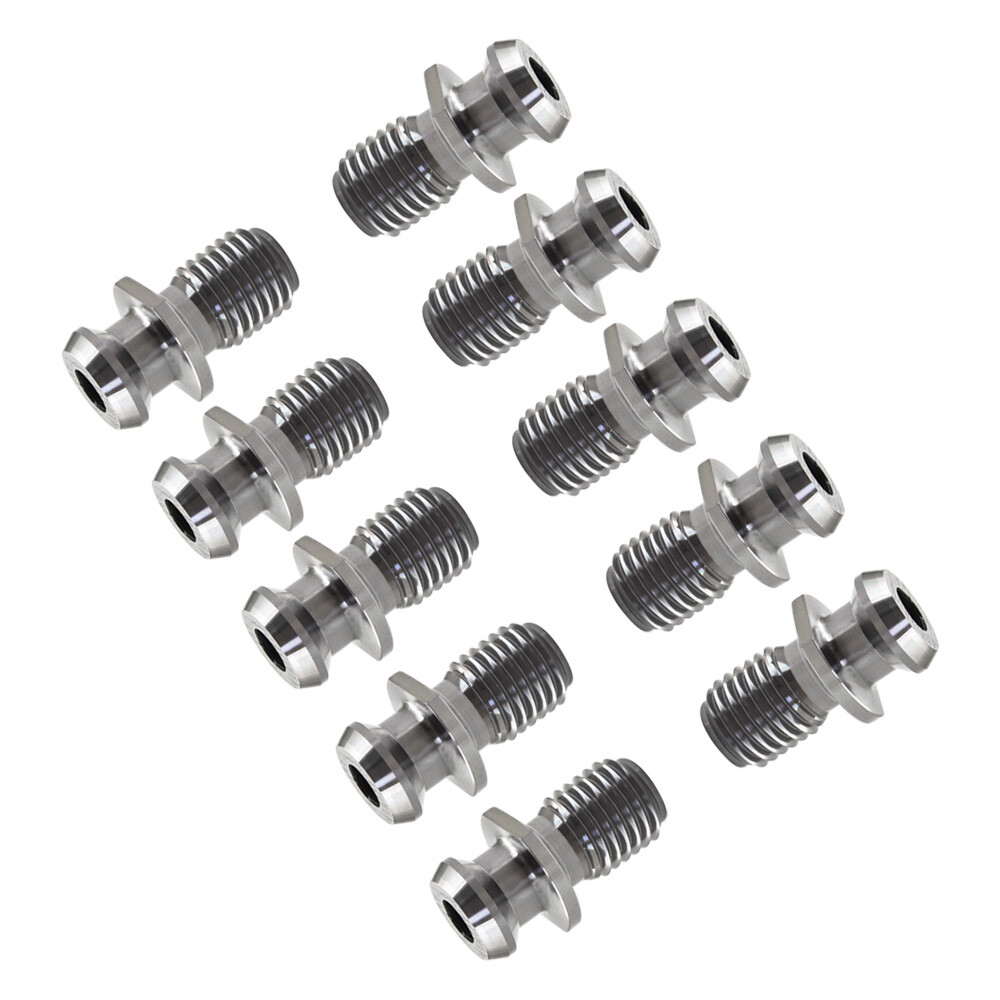10 Pcs Precision CAT50 45°1.140" Pull Stud Coolant Thru Retention Knob For Mazak