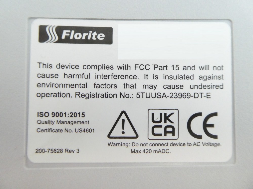 Florite 200-75828 Flow Process Dosing Controller Display Working Surplus