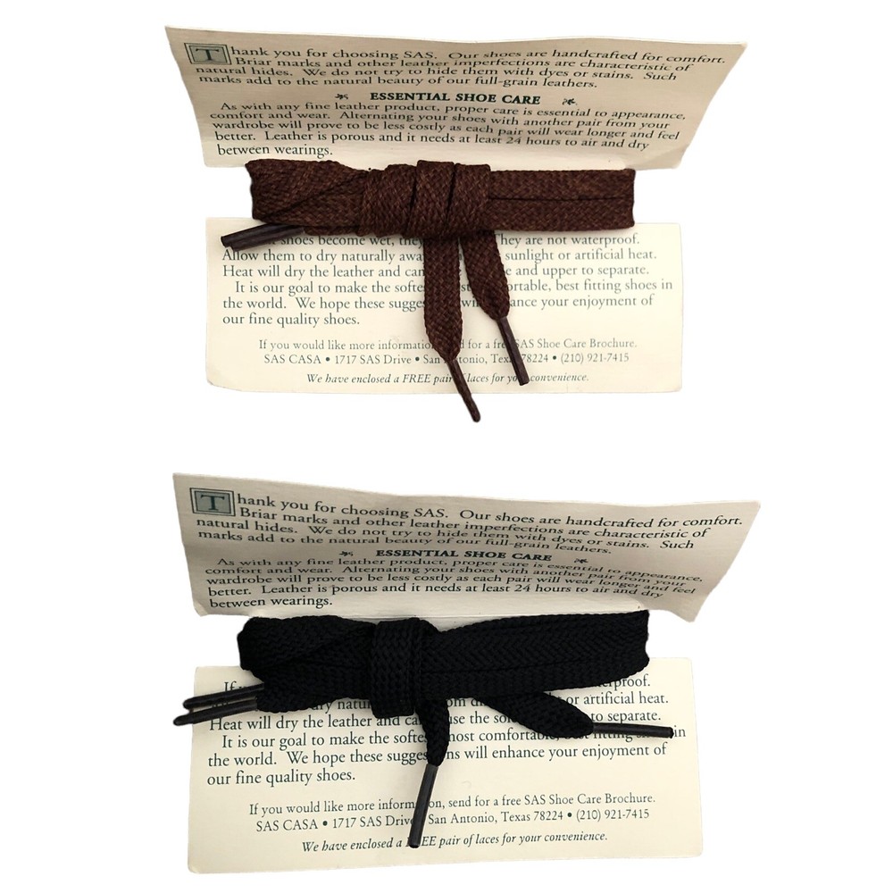 SAS Replacement Shoe Laces 2 Sets 4 Laces