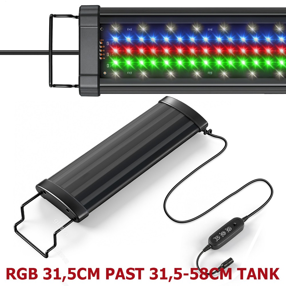 Adjustable LED RGB Aquarium Lighting Lamp Full Spectrum Surface Mount Light Light