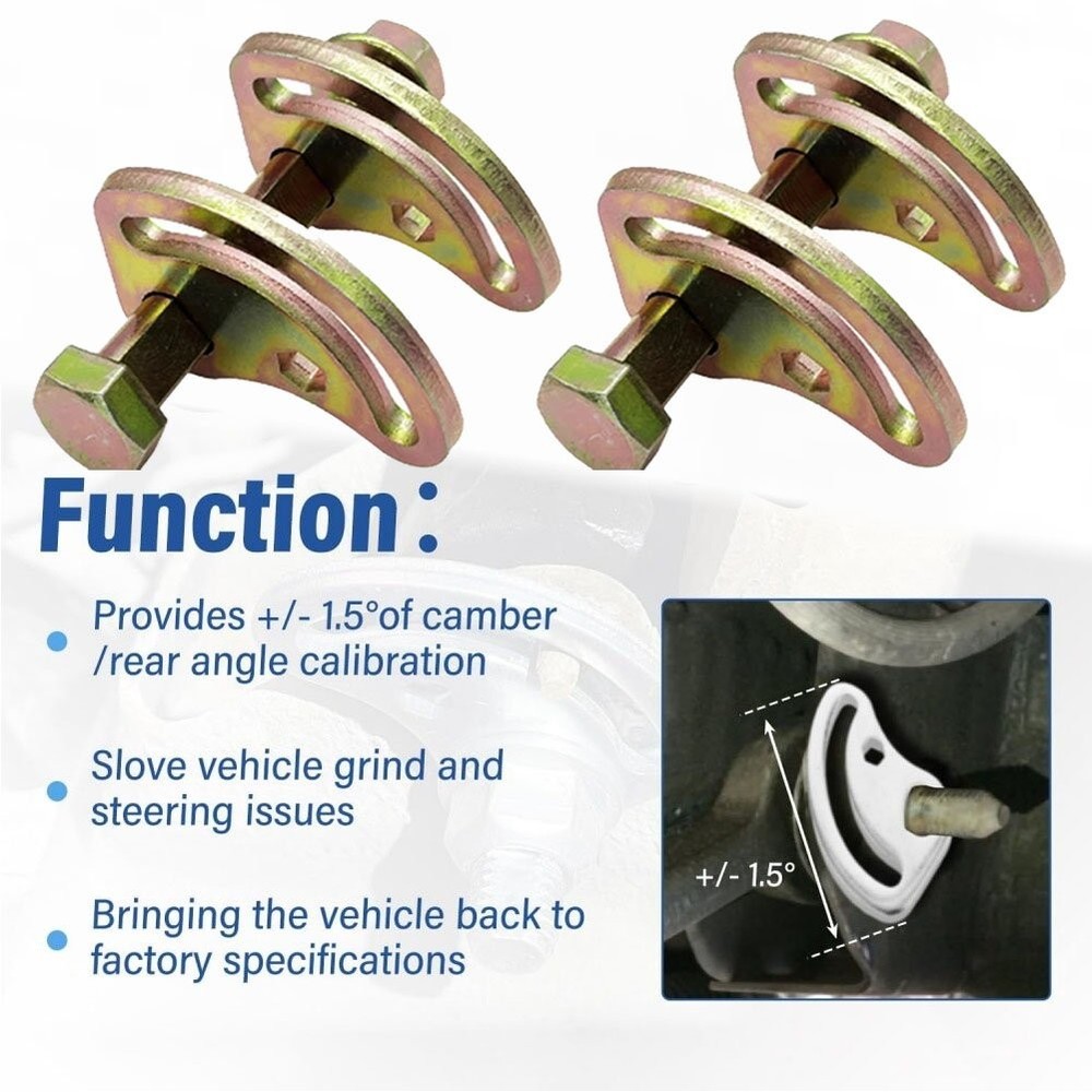 For 2001-2018 Chevy Silverado 1500 Front Alignment Camber Caster Cam Bolt Kit