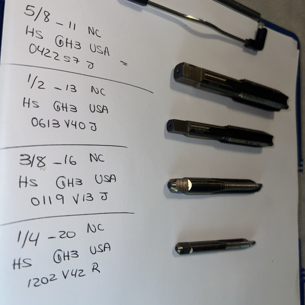 (4pieces)5/8-11 GH3 TAP 🇺🇸📭