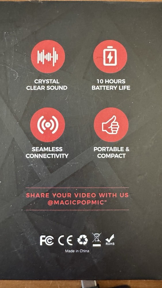 Magic Pop Mics - 2 to 1 Wireless Lavalier Kit