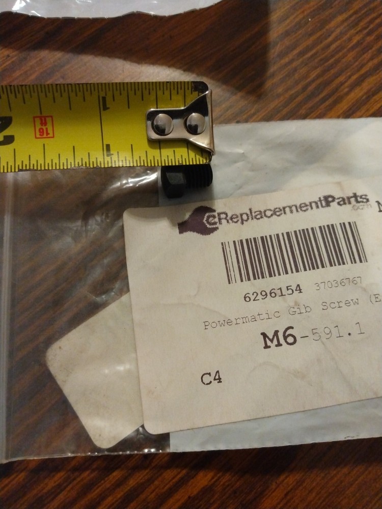 Powermatic Gibb Screw 6296154