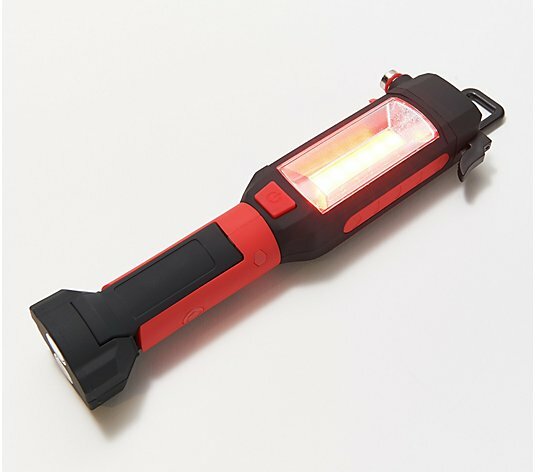 SecureBrite RED 9-in-1 Emergency Auto Tool with Flashlight