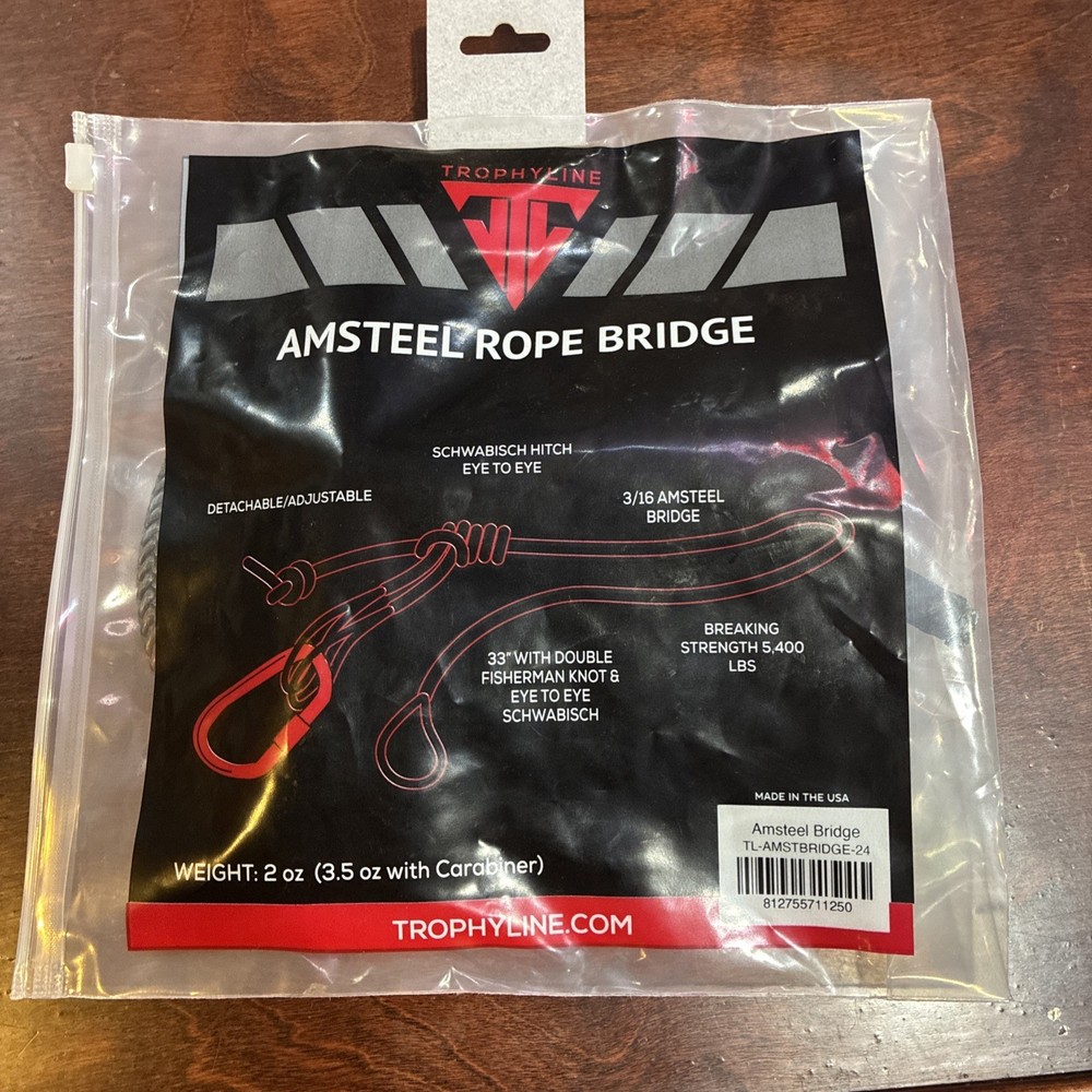 Trophyline Amsteel Rope Bridge