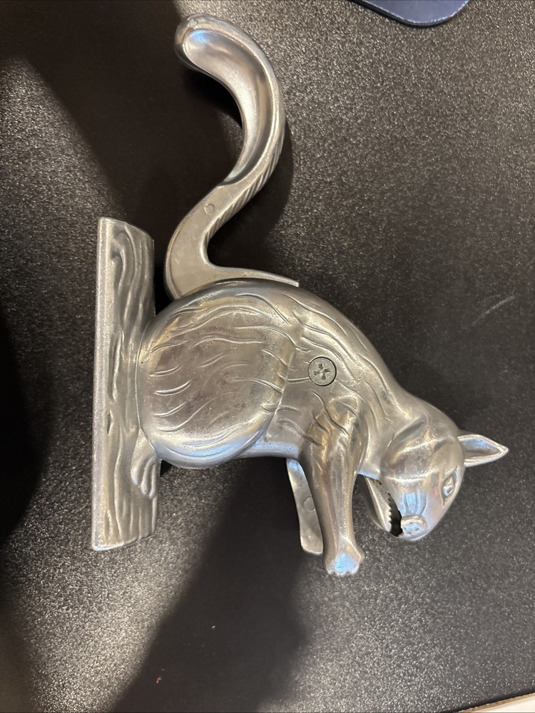 Vintage Cast Aluminum Squirrel Nut Cracker