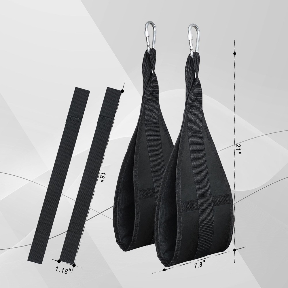 Hanging Ab Straps for Pull Up Bar: Gym Ab Sling Straps for Arm Pull up Workou...