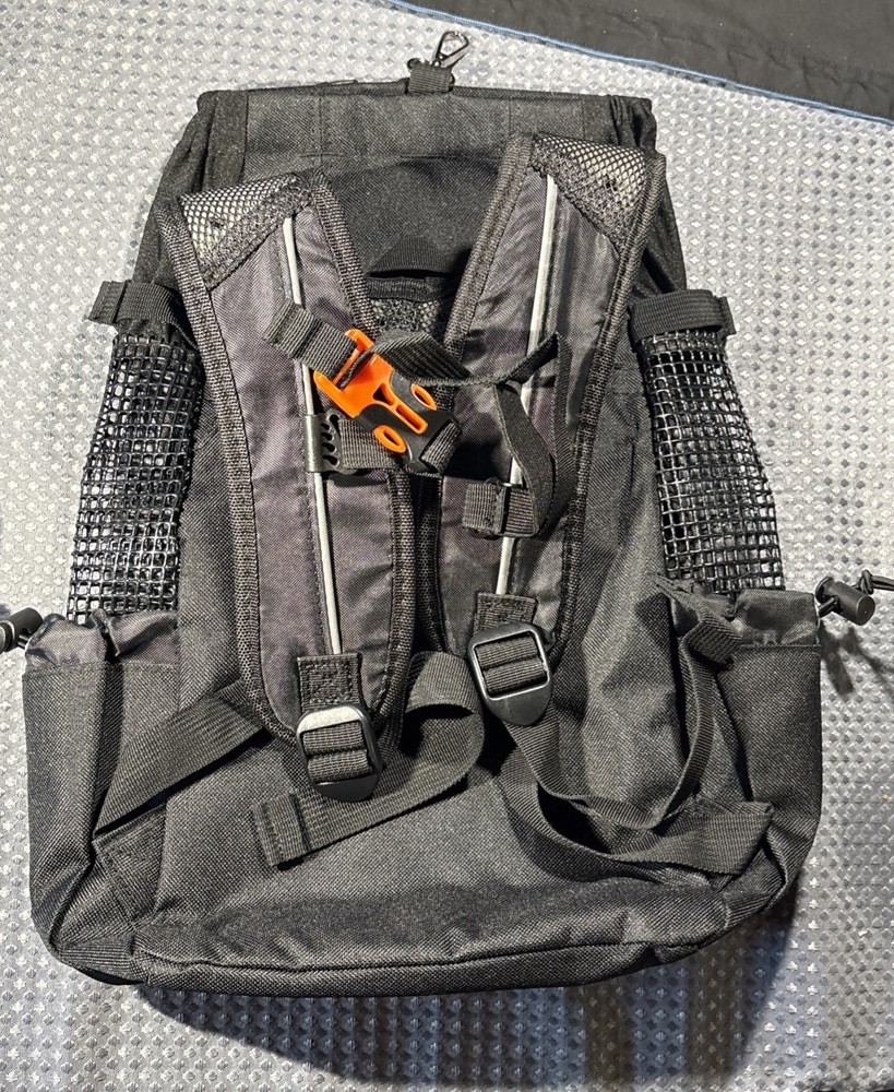 L.D. Dog Carrier Black Backpack Size Small