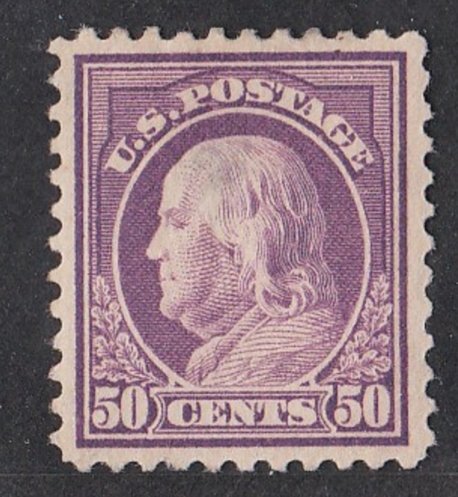 USA 1917 MHR 50c FRANKLIN