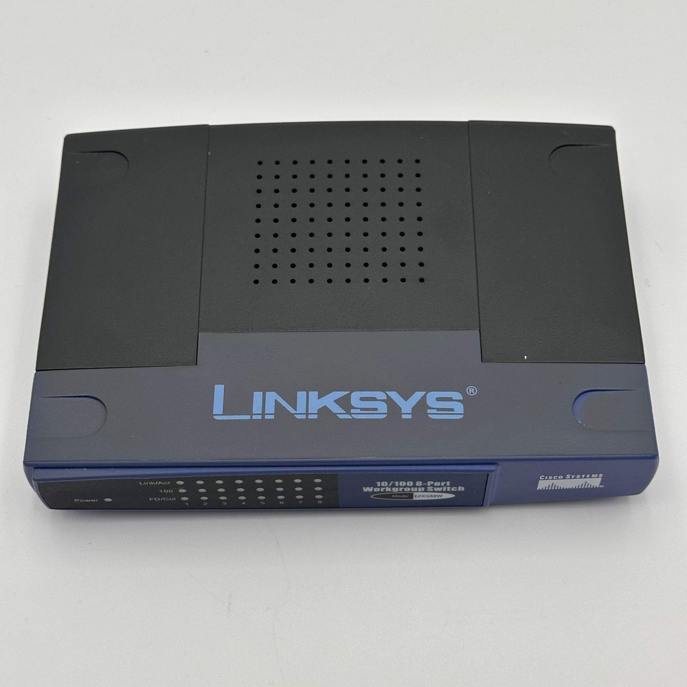 Linksys 10/100 8 Port Workgroup Switch - Black