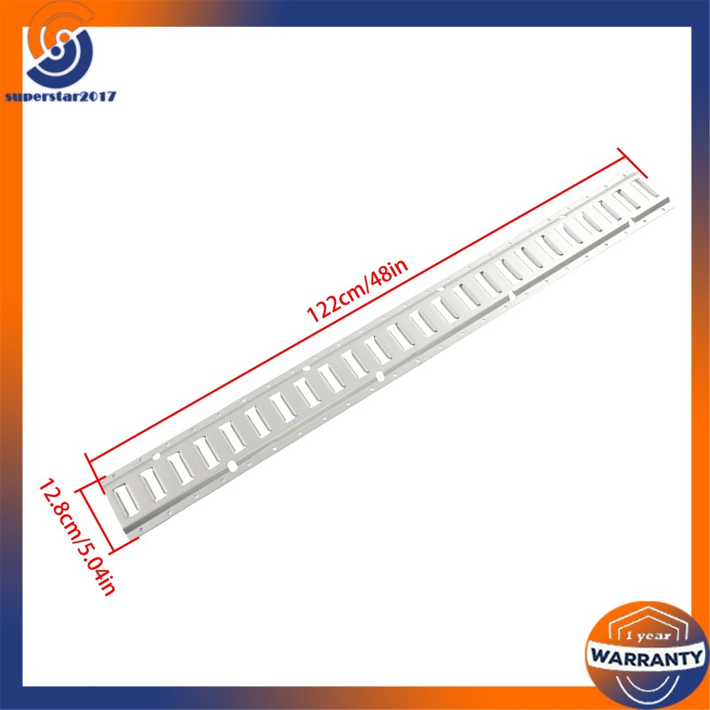 8 Pack 4' E Track Tie Down Rail Kit 2000 lbs Galvanized Steel For Vans Trailers