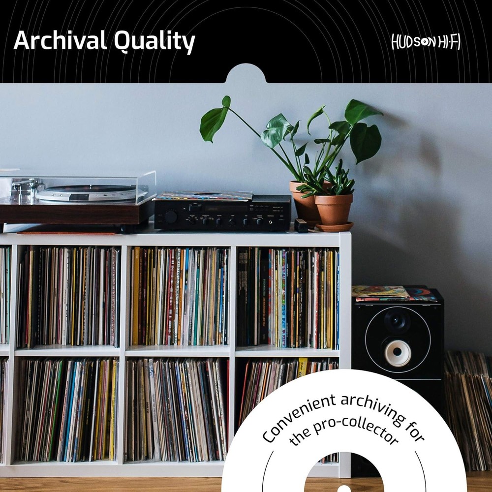 Flexible Archival-Grade Vinyl Jacket Outer Sleeves – 100 Pack – ...