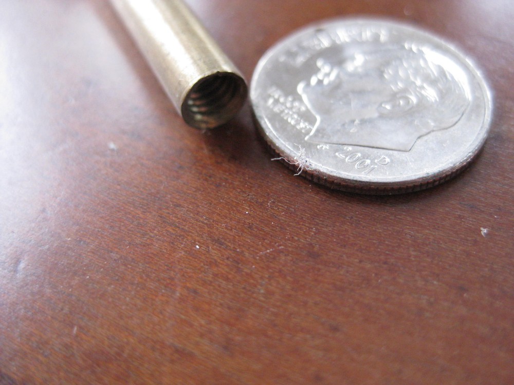 25 pcs 1.5" SOLID BRASS FEMALE CHICAGO SCREW BINDING POSTS leather, scrapbooking