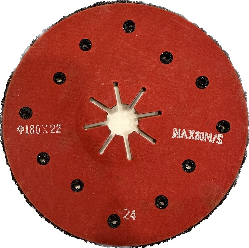 10 PACK! 7 Inch Flex Discs - C24 Sanding Discs Silicon Carbide Rough Surface