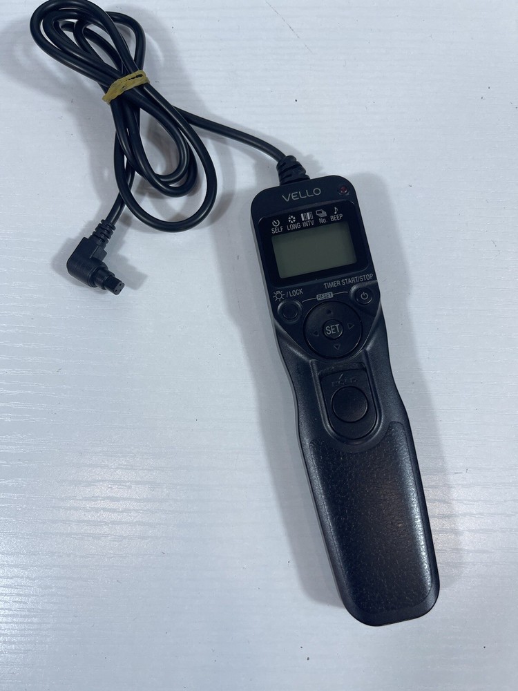 Vello ShutterBoss ll Remote Switch with Digital Timer Cannon 3 Pin