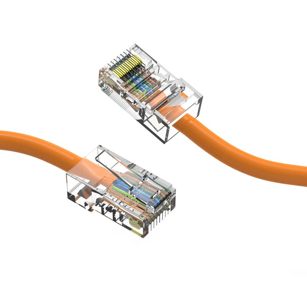 5Ft CAT6 UTP Ethernet Network Non Booted Cable Orange