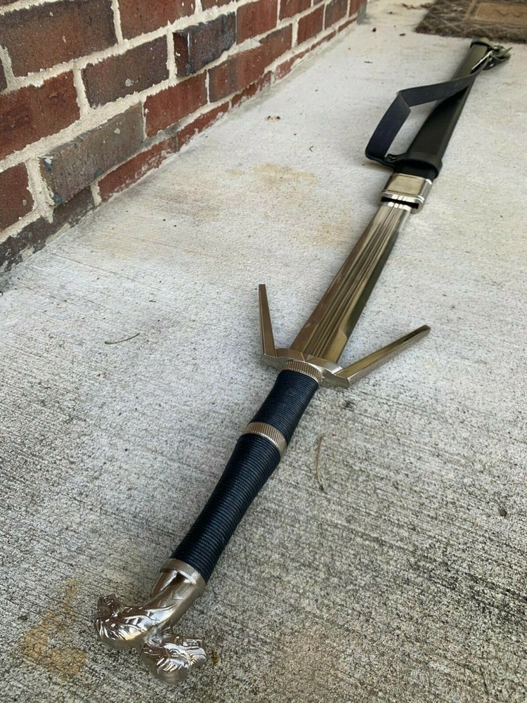 the witcher decorative silver sword