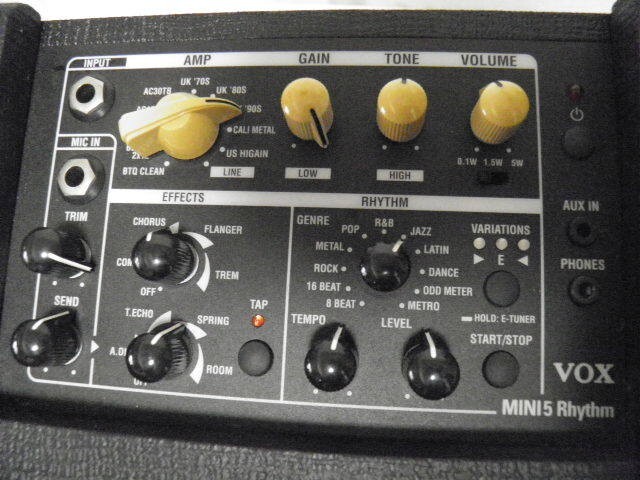 VOX MINI5 Rhythm Modeling Amplifier Excellent+++++