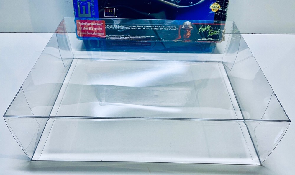 1 Console Box Protector SEGA CD MODEL 2 As Pictured. Custom Clear Display Case
