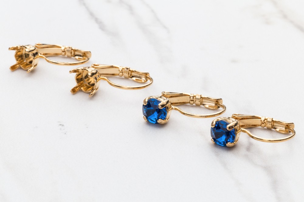 6mm | Classic Drop DIY Earring Bases |(EE 2)